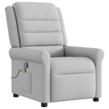 thumbnail of vidaXL Massagesessel Wolkengrau Stoff
