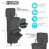 thumbnail of WellHome - Caixote do lixo com rodas e 3 compartimentos de 42L (24L + 4L + 14L)