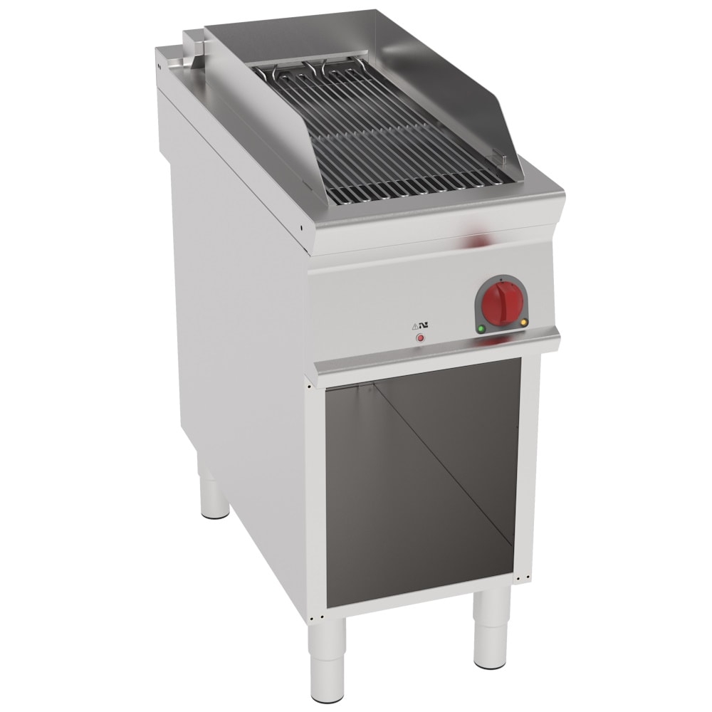 Barbecue elétrico-grill a vapor sobre apoio - 400x900x900 mm - 5400 W 400/3V - 47132613 Eurast