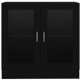 thumbnail of vidaXL Vitrinekast 82,5x30,5x80 cm bewerkt hout zwart