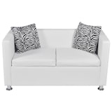 thumbnail of vidaXL 2-Sitzer-Sofa Kunstleder Weiß