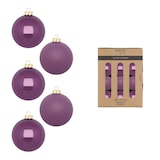 thumbnail of 24 Weihnachtskugeln Glas 3cm Christbaumkugeln Weihnachtsbaumkugeln Weihnachten Christbaumschmuck Weihnachtsbaumschmuck Wild Mauve
