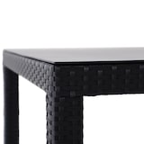 thumbnail of METRO PROFESSIONAL Mesa de jantar Balsario, alumínio/PE rattan, 90 x 90 cm, quadrada, preta