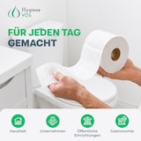 thumbnail of Hygiene VOS Toilettenpapier 3-lagig, 72 Rollen, 250 Blatt, weiß, weich & reißfest – Frischzellstoff für Haushalt & Gewerbe