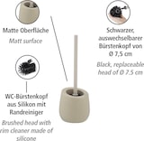 thumbnail of WENKO WC-Garnitur Mod. Badi Beige Keramik, mit Silikon-Bürstenkopf