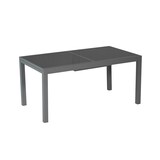 thumbnail of Merxx Milano Set 7tlg., 6 Stapelsessel, 1 Tisch 150(210) x 90 cm, Aluminium, Graphit