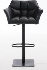 thumbnail of CHEFGASTRO 2er Set Barhocker PHILADELPHIA Kunstleder Schwarz HxBxT 88x64x45cm Kunstleder Schwarz Barstuhl