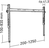 thumbnail of Erard Applik XXL 45040 flache Monitor Wandhalterung bis 100Zoll bis 120kg