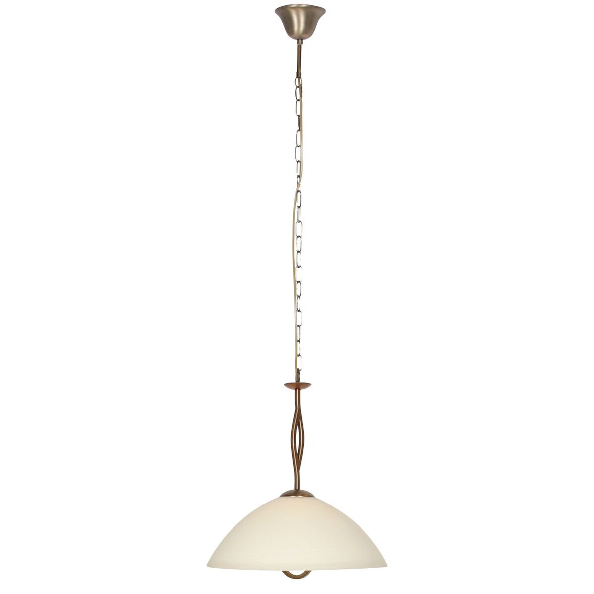 Steinhauer Pendelleuchte 1-fl. "Anthea" 4327BR Bronze + Creme