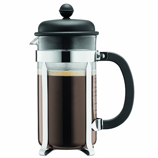 Bodum 1918-01 CAFFETTIERA Kaffeebereiter French Press für 8 Tassen/1,0 L Schwarz