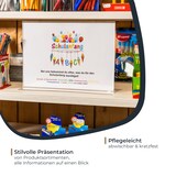 thumbnail of HMF Acryl Tischaufsteller DIN A4, Doppelseitiger T-Ständer Aufsteller, Querformat, Glasklar