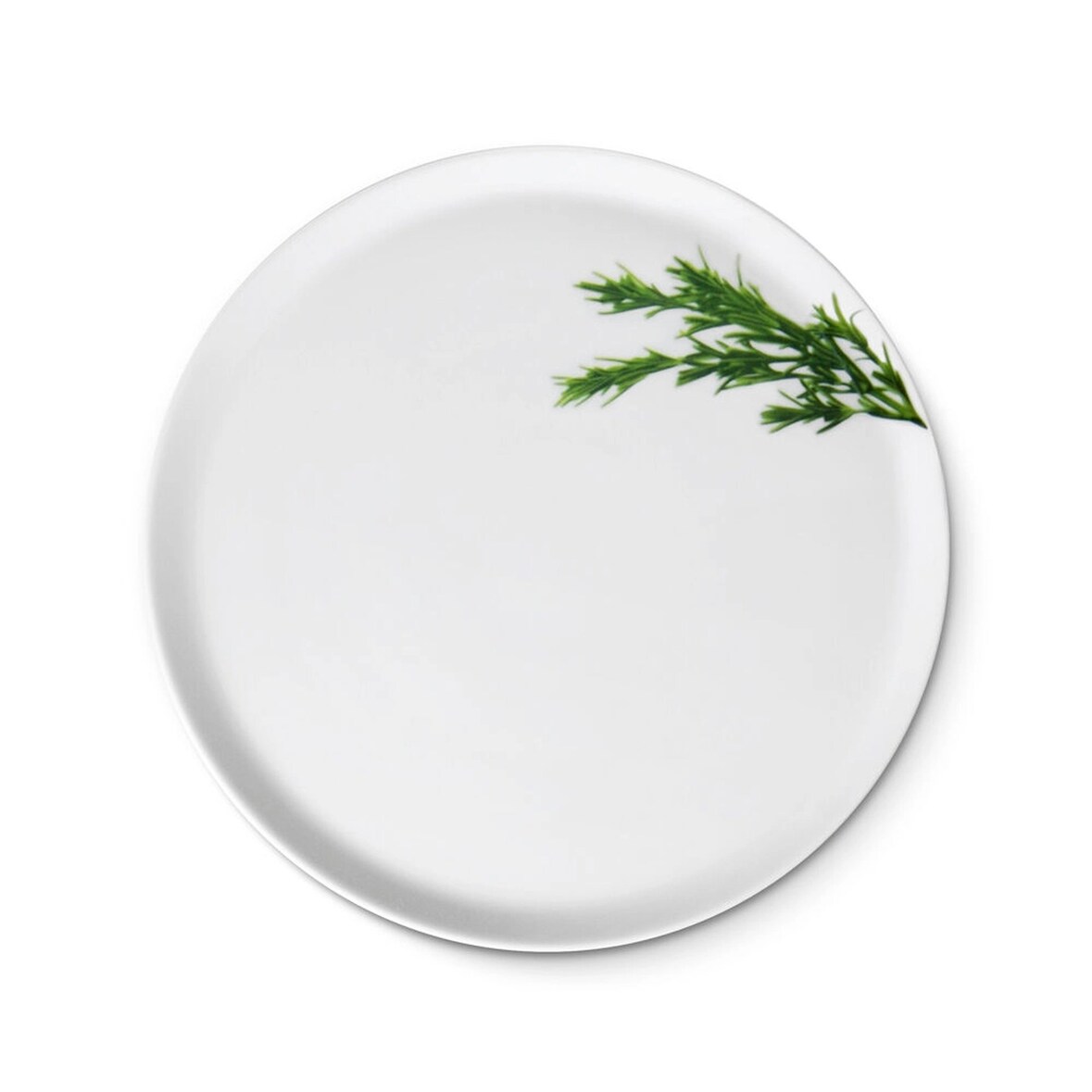 CreaTable Pizzateller Rosmarin 33cm Porzellan Kräuter