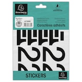 thumbnail of Exacompta 67380E 10x Packung mit selbstklebenden, schwarzen Zahlen 0-9 60 mm - Schwarz