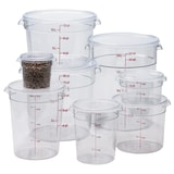 thumbnail of CAMBRO - RFSCW18-135 - Contenitore rotondo 17,2 L - 37,8 x 37,8 cm - Trasparente (Coperchio non incluso).