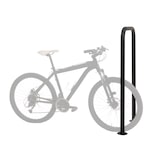 thumbnail of Fahrradbügel HWC-N42, Fahrradständer Anlehnbügel Bügel Absperrung, In-/Outdoor Stahl pulverbeschichtet 120x70x12cm