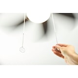 thumbnail of Deckenventilator Turbo Swirl Chrom 105 cm mit Licht 105