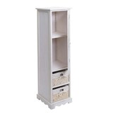 thumbnail of Décoshop26 - Badezimmermöbel-Set bestehend aus Waschtisch Wandspiegel und Aufbewahrungsschrank aus weiß gealtertem Holz 04_0006703