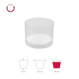 thumbnail of DOT Horeca Solutions - Coppetta Zero PS Trasparente Ø53 mm | 60 ml – 15 pz