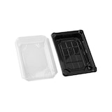 thumbnail of MONOUSO - Envase con Tapa Sushi PLA Negro 13,0x18,0 cm (100 Uds)
