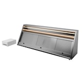 thumbnail of CAPPE FOTOPLASMA SNACK Inox AISI 304, 1300 m3/h, Dim: cm 120x70x56H con UV-C al fotoplasma Elimina Olio Odori Scarico Condensa LED filtri a labirinto