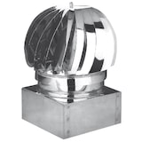 thumbnail of Fumaiolo comignolo girevole quadrato e rettangolare zincato - Base rettangolare 32x42 cm