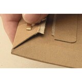 thumbnail of 50x Versandtaschen TP310 175x250mm stabile Vollpappe Selbstklebeverschluss A5 braun