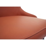 thumbnail of Conjunto de 6 cadeiras de jantar HWC-M60, cadeira estofada cadeira de cozinha cadeira de braços, tecido/têxtil madeira maciça ~ terracota-castanho