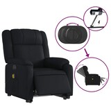 thumbnail of Décoshop26 - Fauteuil de relaxation fonction massage et inclinable fonction de levage électrique en PVC noir DEC027802