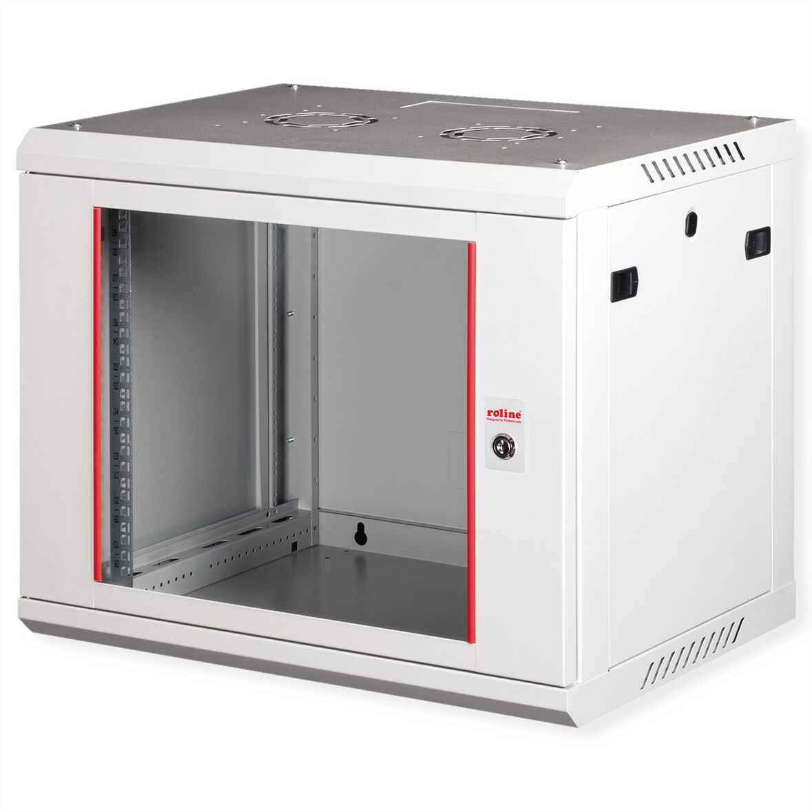 ROLINE 19-Zoll Wandgehäuse Basic Plus 9HE, 600x450 BxT grau