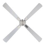 thumbnail of Ventilador De Techo CasaFan ECO NEO III 132cm Con WiFi 942242W Motor Cromo Cepillado / Aspas Reversibles Plata Y Wengué