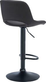 thumbnail of DELUKE® Barhocker JAKSON - Schwarz, Kunstleder, Schwarz | Barhocker mit Lehne Barstuhl Tresenhocker Tresenstuhl Kneipenhocker Kneipenstuhl