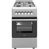 thumbnail of Wiggo WO-E503A(XX) Vrijstaande Gasfornuis - 50 cm - Roestvrijstaal