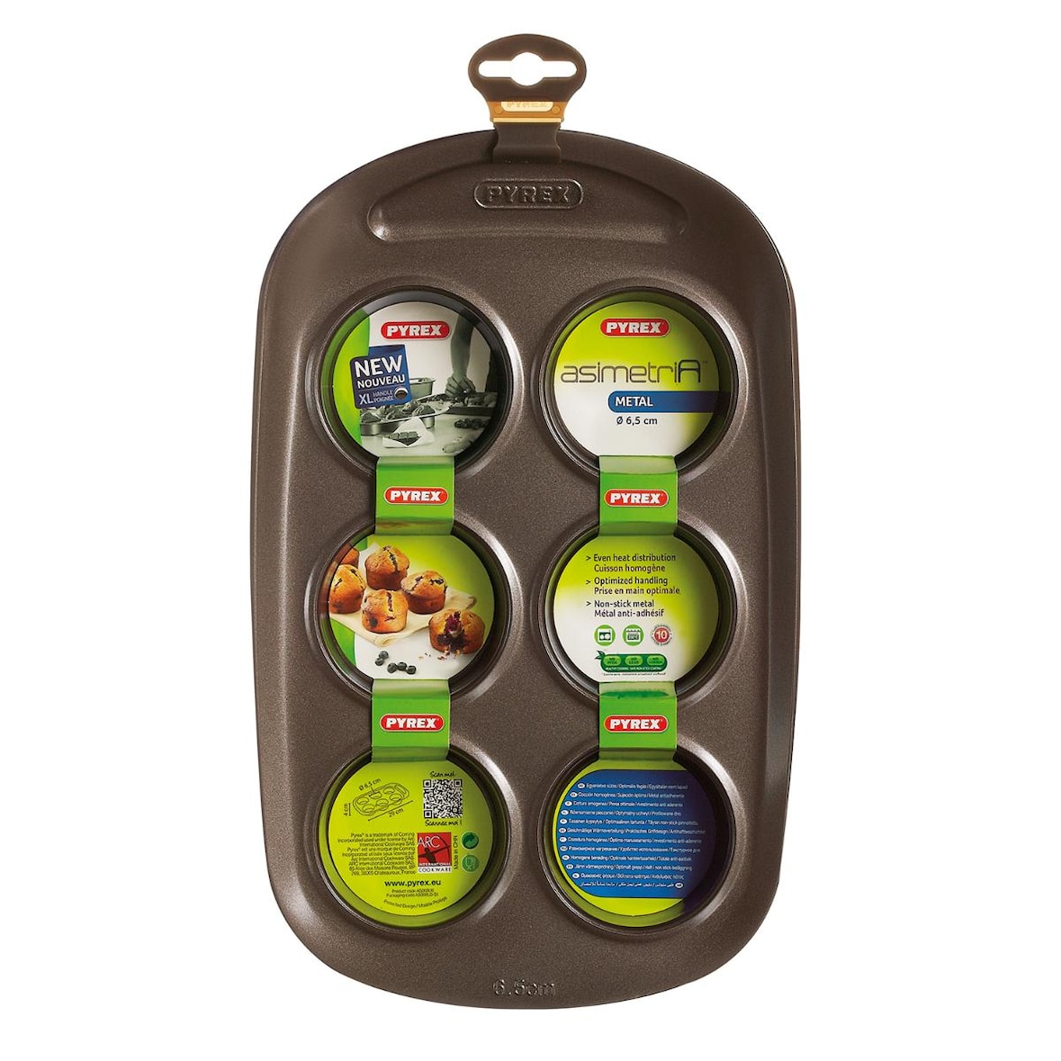 Pyrex Moule À Madeleines En Acier 29 X 18 X 5 Cm Asimetria