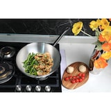 thumbnail of METRO PROFESSIONAL Wok, Edelstahl, Ø 30 cm, Höhe: 12.8 cm, unbeschichtet, Induktion, ofenfest