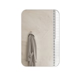 thumbnail of Spiegelschrank Bad Metall Glas Weiß 76x51x12 cm mit verstellbaren Einlegeböden, Wandmontage oder Unterputz, modernes Design und Stauraum