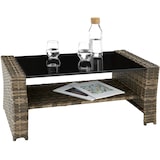 thumbnail of tectake Salon de jardin Modena 3+2+1 avec housse de protection - marron naturel - 403719