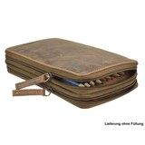 thumbnail of Greenburry Leder Stiftmappe 2teilig Federmappe Stiftetui Federtasche Vintage 1573-25 (ungefüllt)