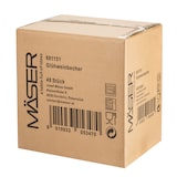 thumbnail of 48er-Set MÄSER Glühweinbecher mit Weihnachtsmotiv, Füllstrich innen 0,2 l, ROT