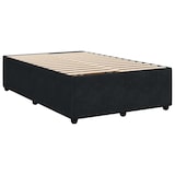 thumbnail of vidaXL Boxspringbett mit Matratze Schwarz 120x200 cm Samt