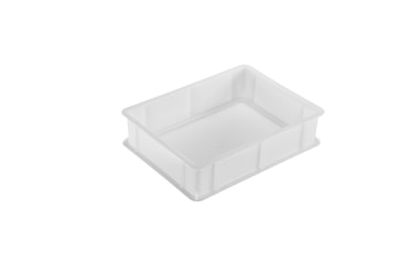 METRO Professional Deegbak, polyethyleen, 40 x 60 x 13 cm, 28 liter, wit