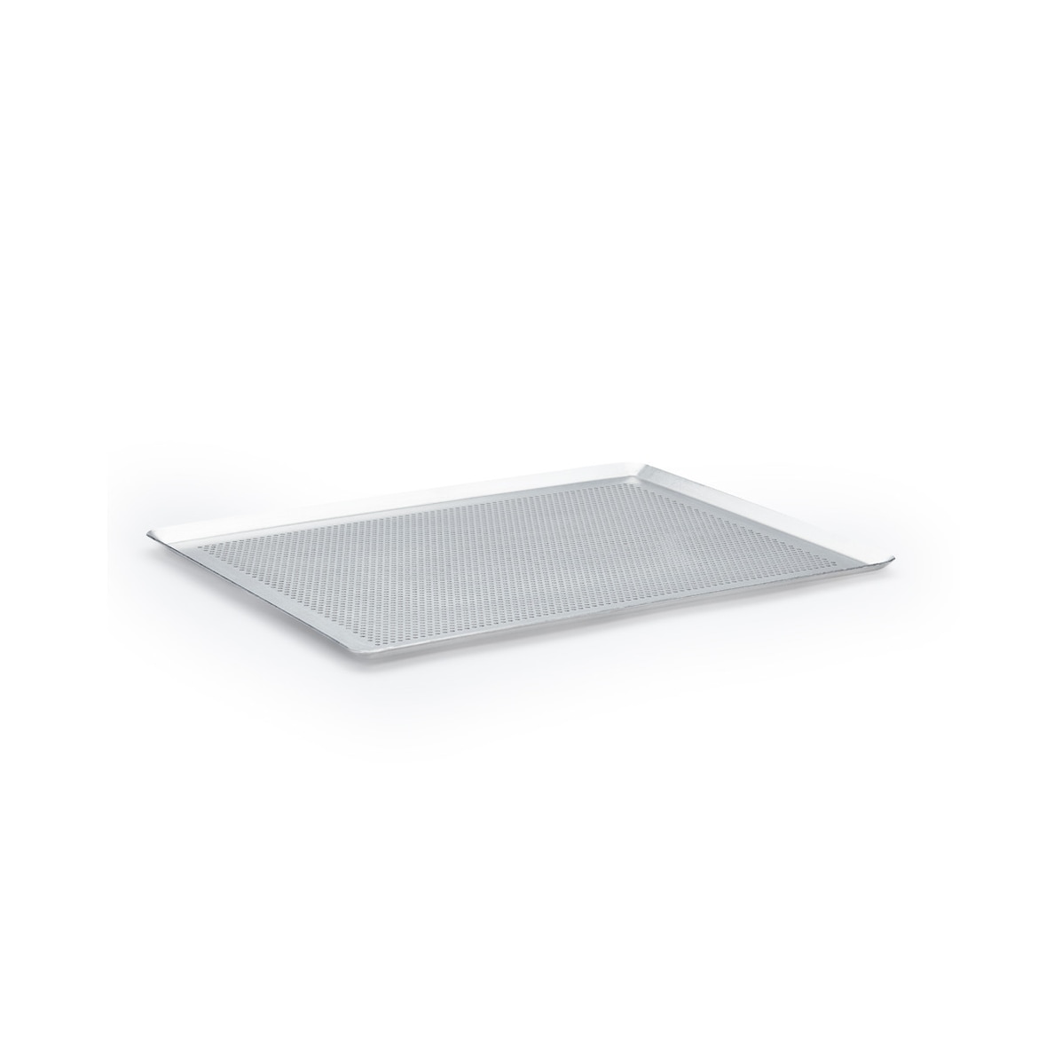 Plaque de cuisson inox perforée 40 x 30cm