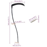 thumbnail of vidaXL Zeis met slijpsteen 145 cm