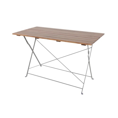 Gartentisch Biergartentisch Balkon Gartenmöbel Akazienholz klappbar 120x60 cm