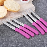 thumbnail of GRÄWE Tafel- Brötchenmesser / Frühstücksmesser Set pink