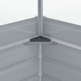 thumbnail of vidaXL Tuinkas 100x100x85 cm gegalvaniseerd staal grijs