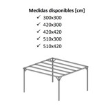 thumbnail of Pérgola de Madera Maciza Mataró (Maderland) - Gardeneas