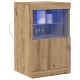 thumbnail of vidaXL Sideboard mit LED-Leuchten Artisan Eiche 41x37x67 cm