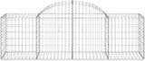thumbnail of vidaXL Gabionen mit Hochbogen 13 Stk. 200x50x60/80 cm Verzinktes Eisen