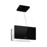 thumbnail of Klarstein Kronleuchter L Inselabzugshaube 60cm Abluft: 590m³/h LED Touch Glas Schwarz