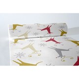 thumbnail of MANK Tischläufer Airlaid Malte,  40 cm x 24 m, 1 Stück - Tischtuch Tischband Weihnachten Winter Rentiere Kristalle